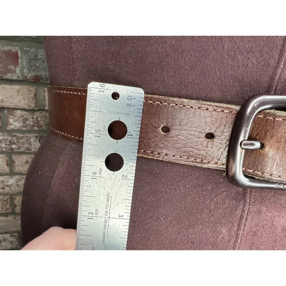 Columbia leather belt brown size 36